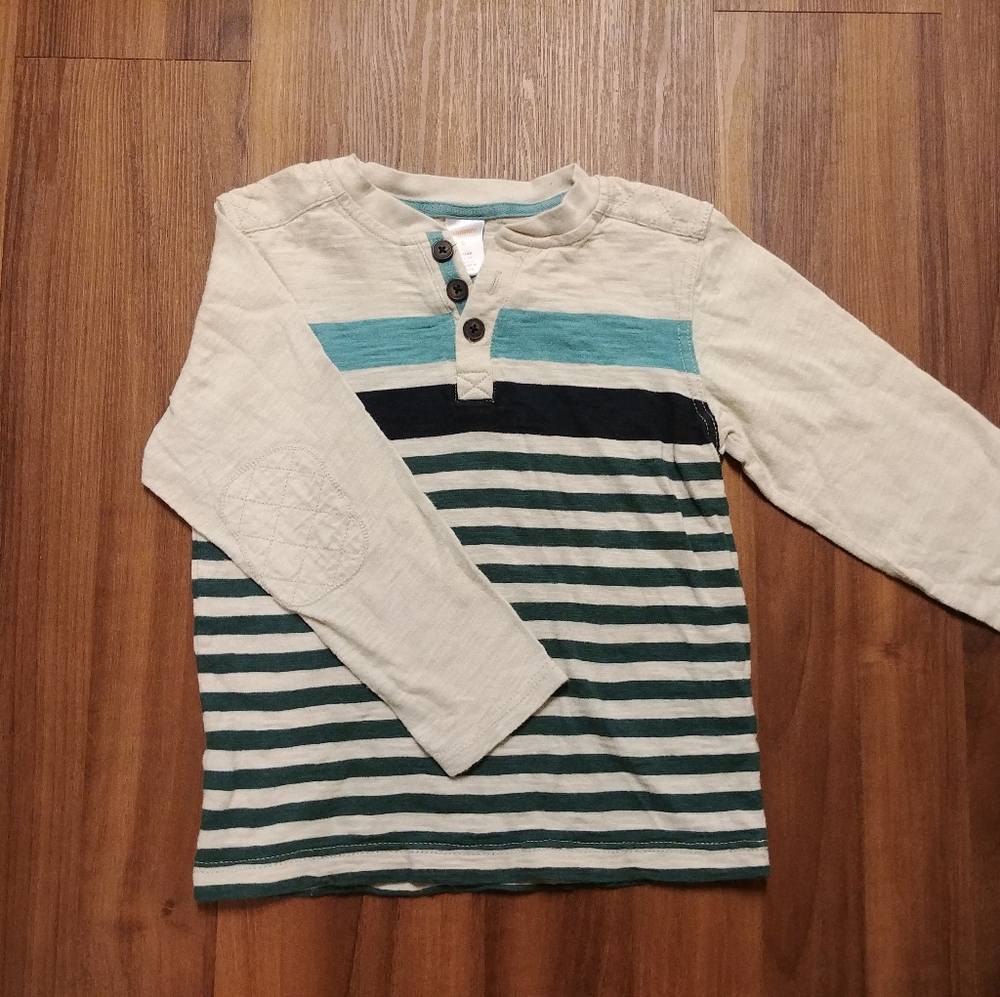 Gymboree soft long sleeved knit striped tee